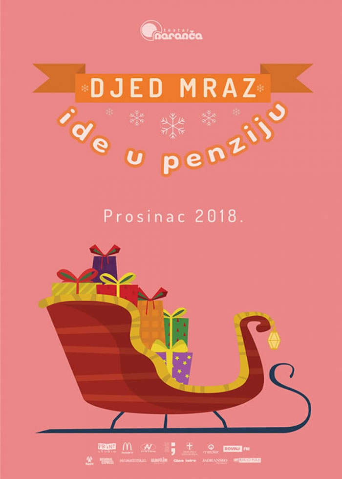 Plakat predstave Djed Mraz ide u penziju