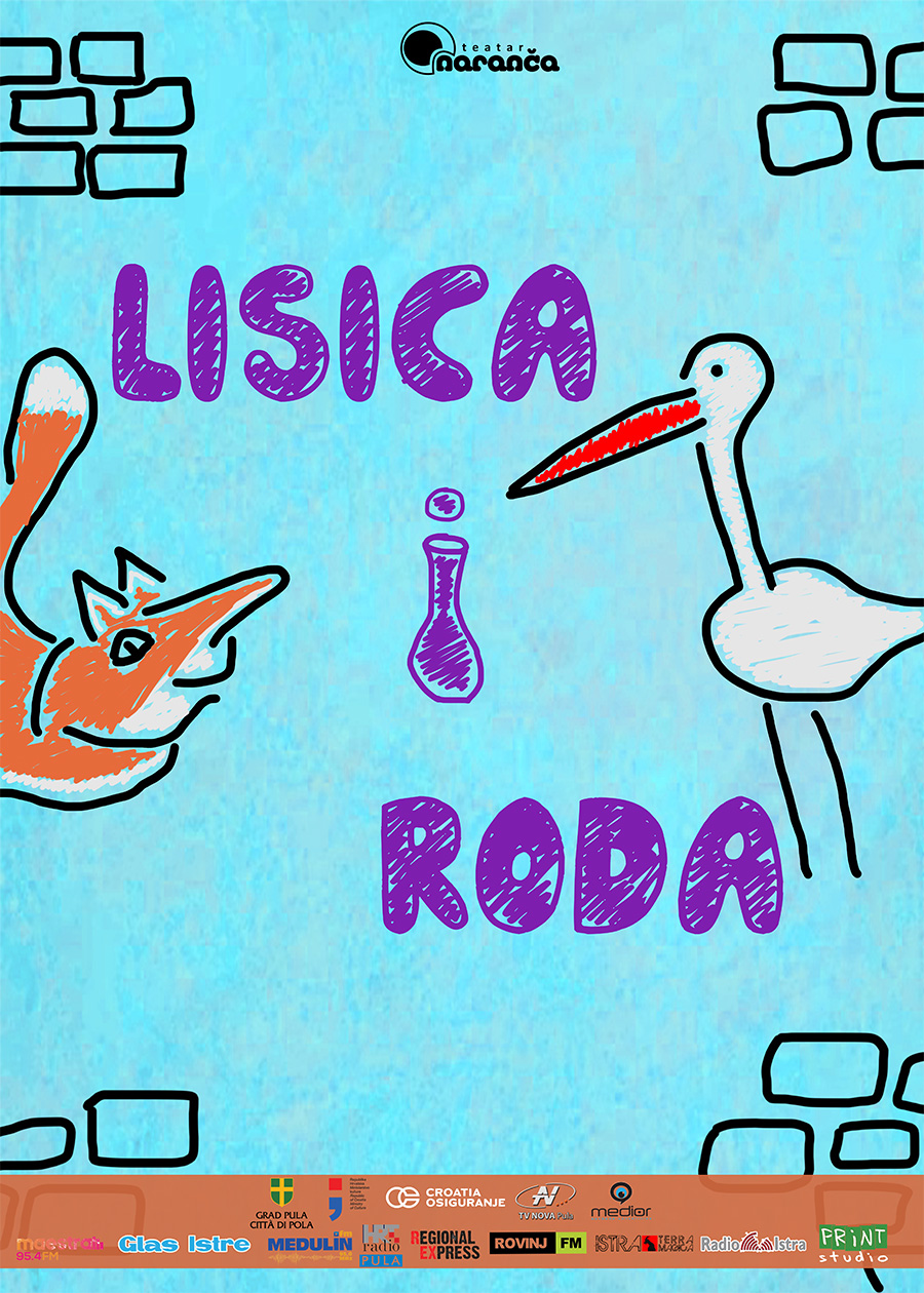 Premijera dječje predstve ‘Lisica i Roda’ pulskom Teatar Naranča