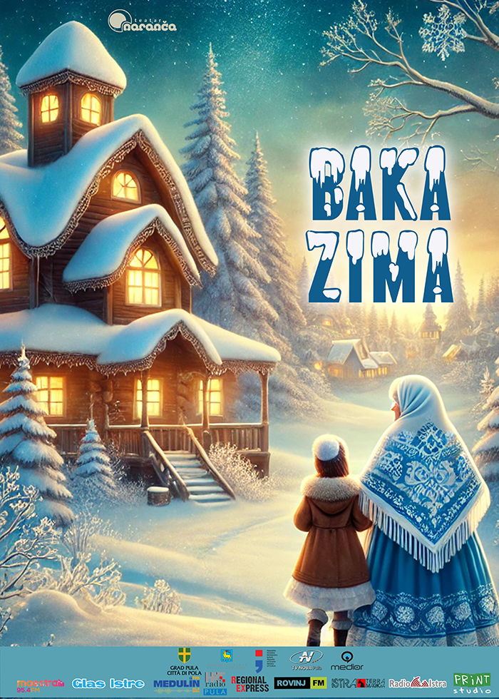 Plakat za predstavu Baka Zima