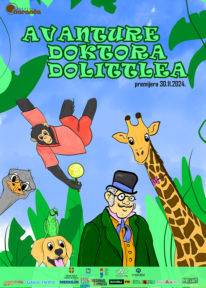 Plakat za Avanture doktora Dolittlea