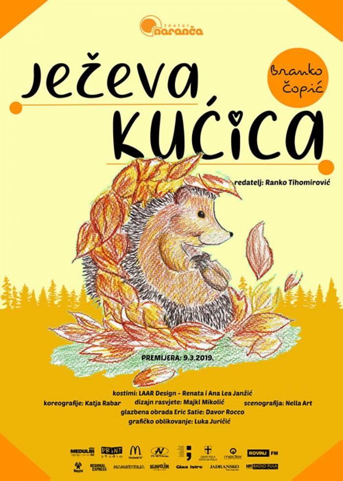 Plakat za predstavu Ježeva kućica