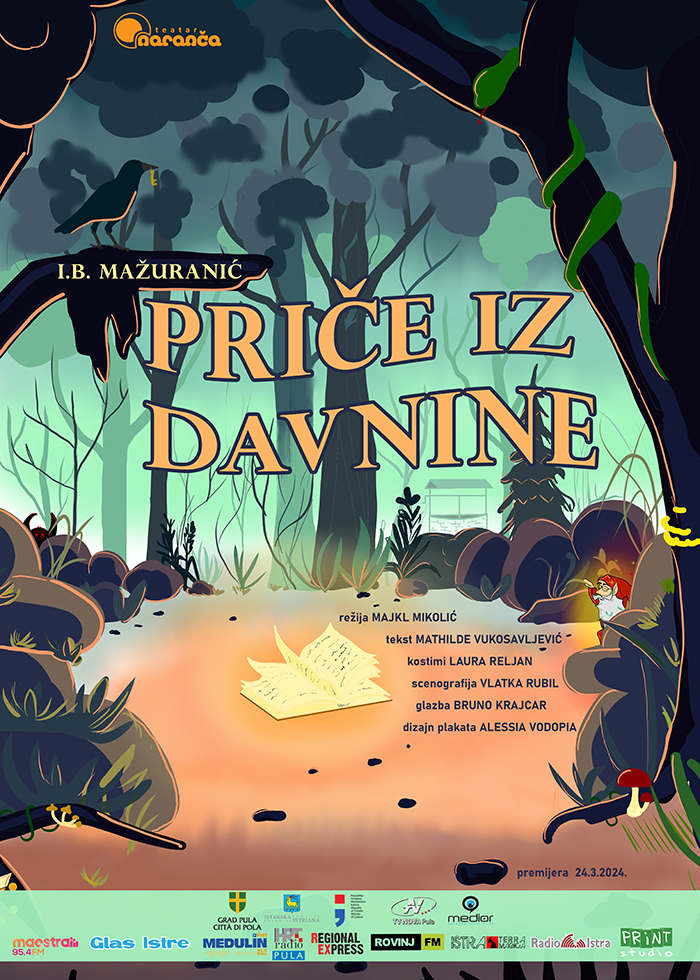 Plakat za predstavu Priče iz davnine
