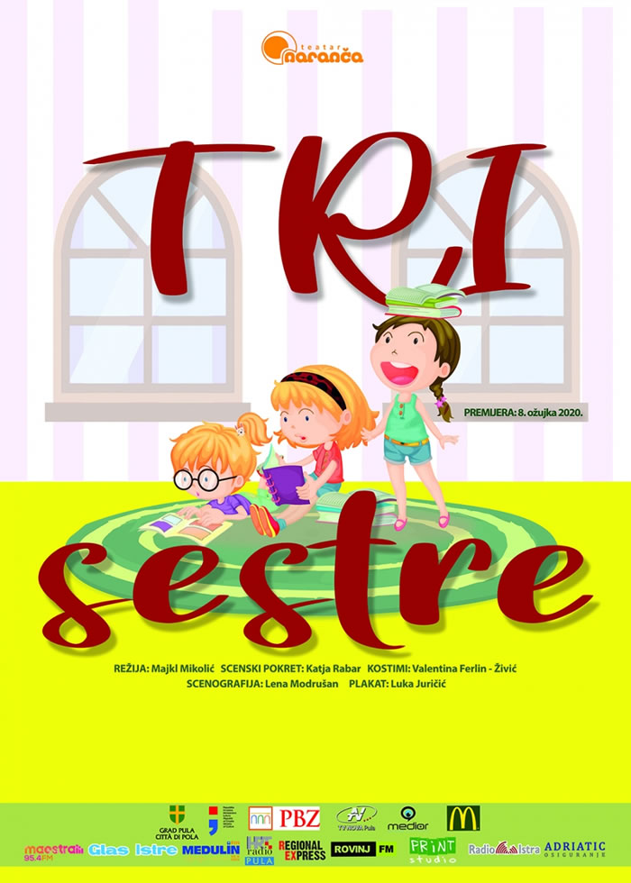 Plakat za predstavu Tri sestre