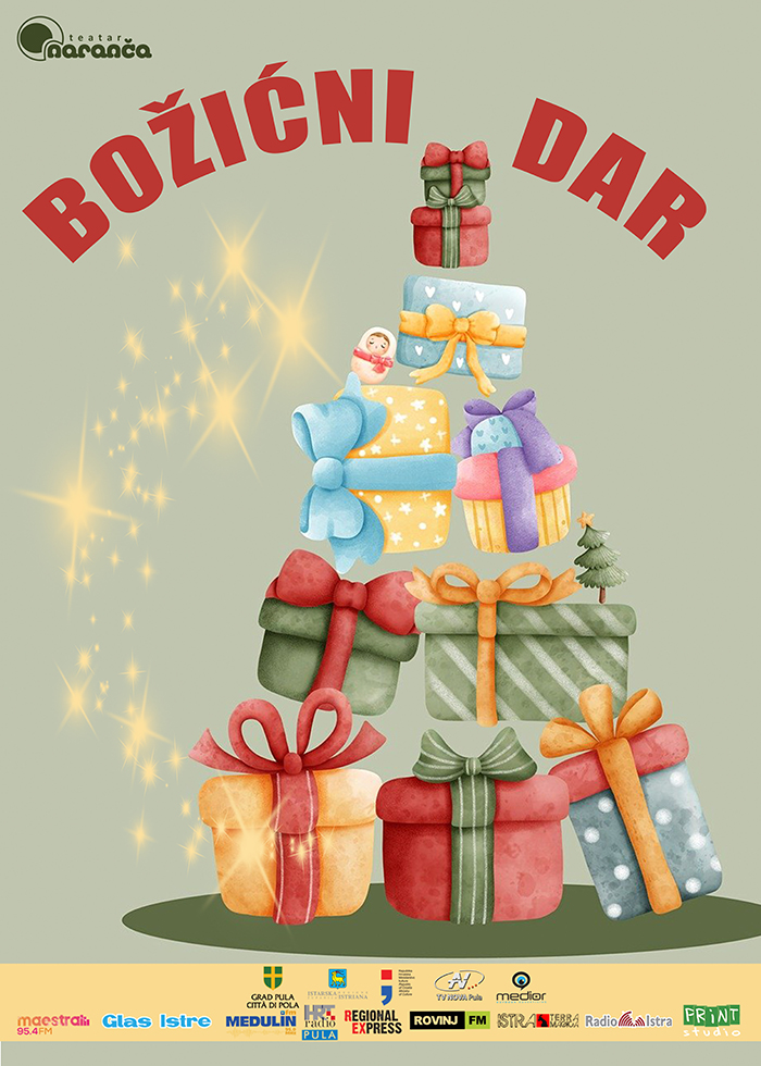 Plakat za predstavu Božićni dar