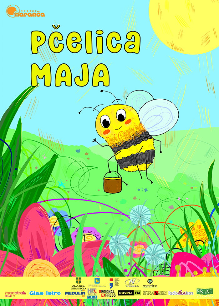 Plakat za predstavu Pčelica Maja