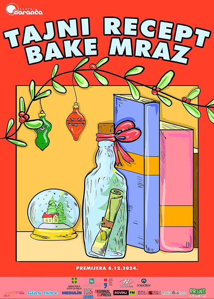 Plakat za predstavu Tajni recept Bake Mraz